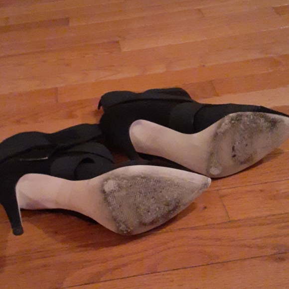 🥳🥳SOLD🥳🥳black bow wrapped bootie - Picture 5 of 5